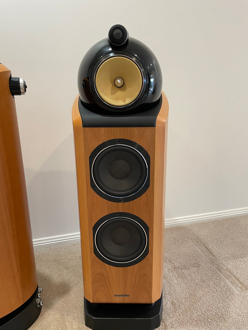 Preloved B&W 802 Diamond Floorstanding Speakers - Cherry Wood