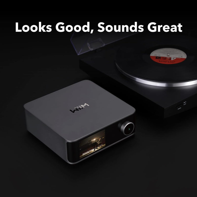 WiiM Ultra - Wireless Audio Streamer and Digital Hub, Space Grey
