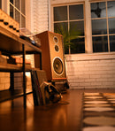 KLH AUDIO Model Five - Nordic Noir with Medici Grey Linen Grille