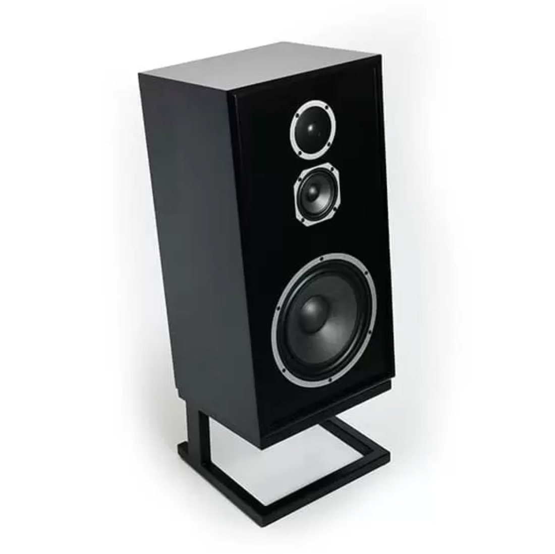 KLH AUDIO Model Five - Nordic Noir with Medici Grey Linen Grille