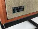 KLH AUDIO Model Five - West African Mahogany w/ Old World Linen