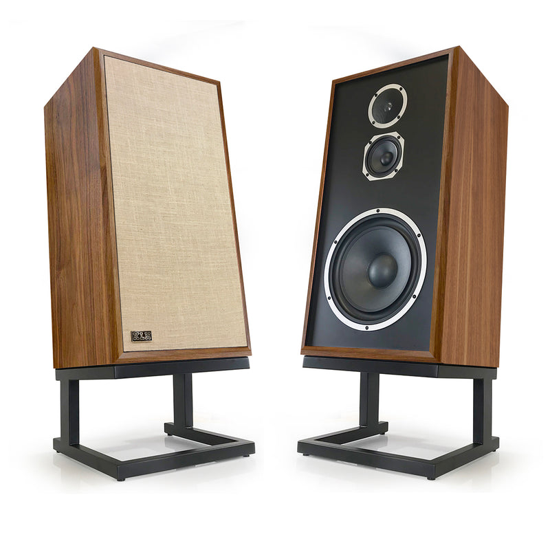 KLH AUDIO Model Five - Walnut w/ Stonewash Linen KLH-F00071