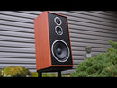 KLH AUDIO Model Five - West African Mahogany w/ Old World Linen