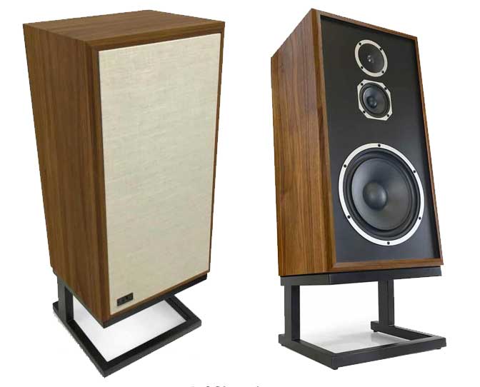 KLH AUDIO Model Five - Walnut w/ Stonewash Linen KLH-F00071