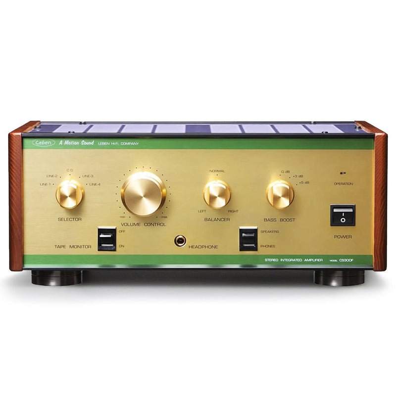 Leben CS-300F Integrated Amplifier. Made in Japan.